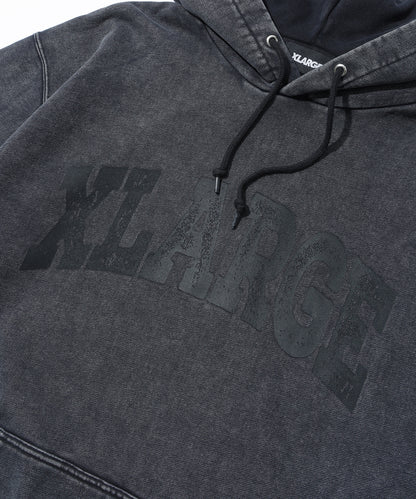 DYED COLLAGE LOGO HOODIE