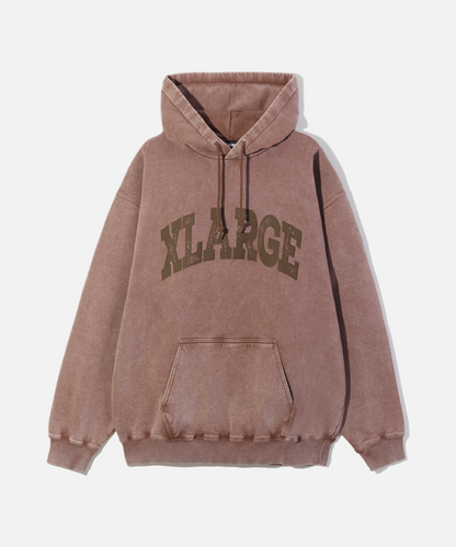 DYED COLLAGE LOGO HOODIE