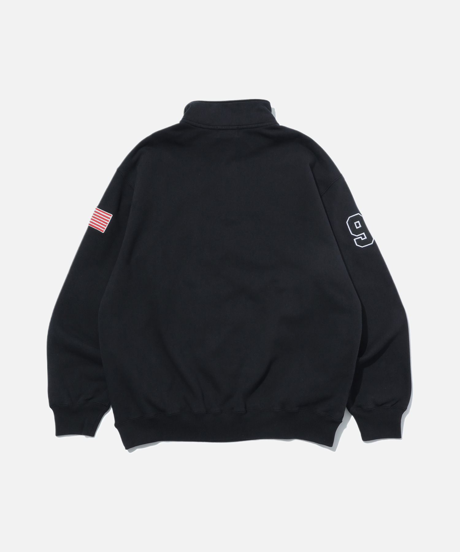 ARCH LOGO HALF ZIP SWEATSHIRT