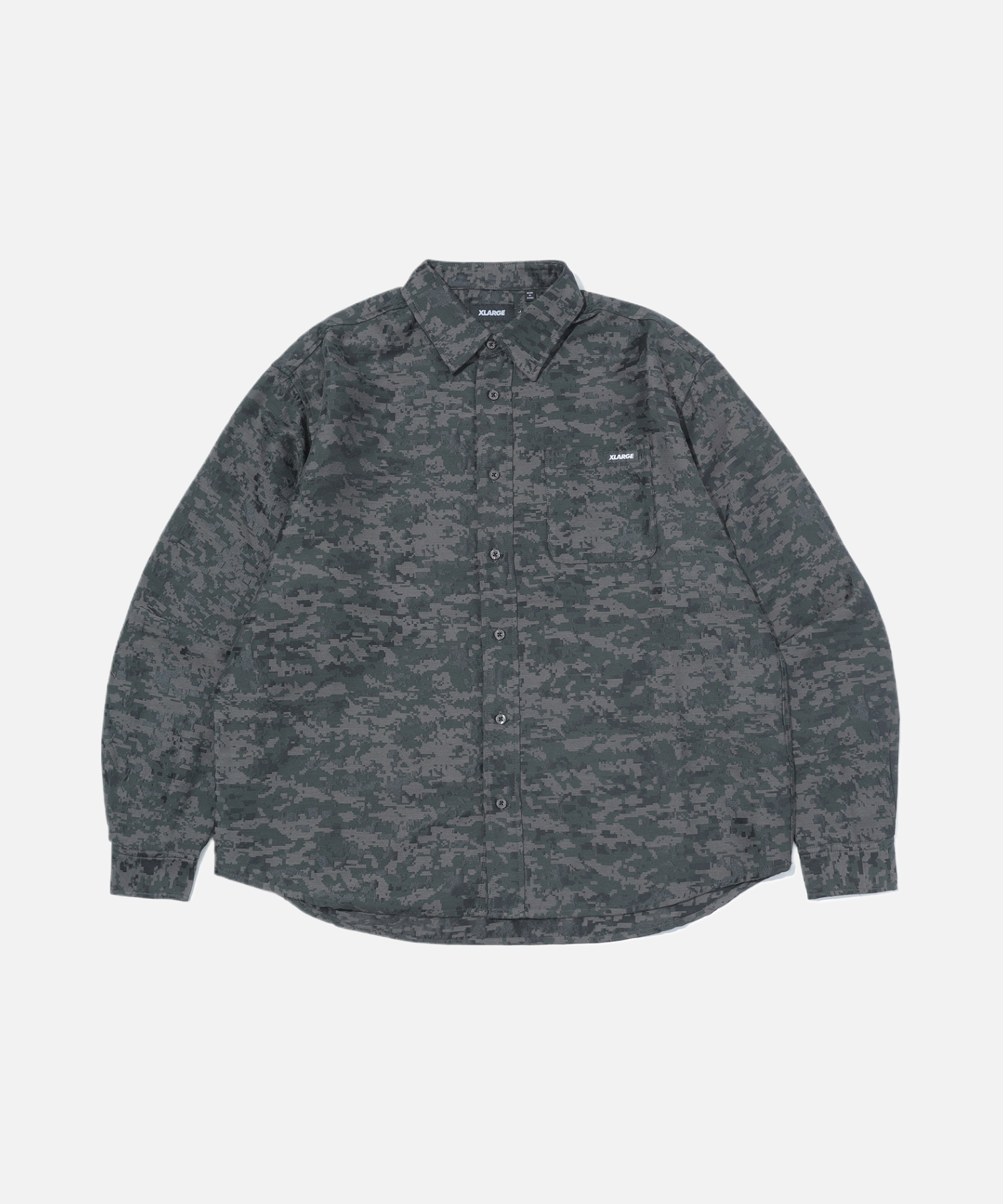 DIGITAL CAMO JACQUARD L/S SHIRT