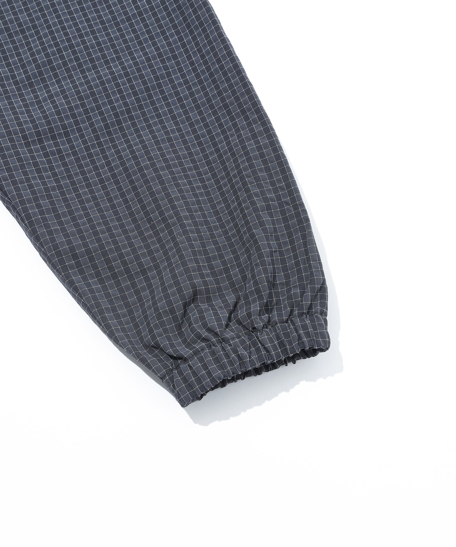 GRID CHECK HOODED JACKET