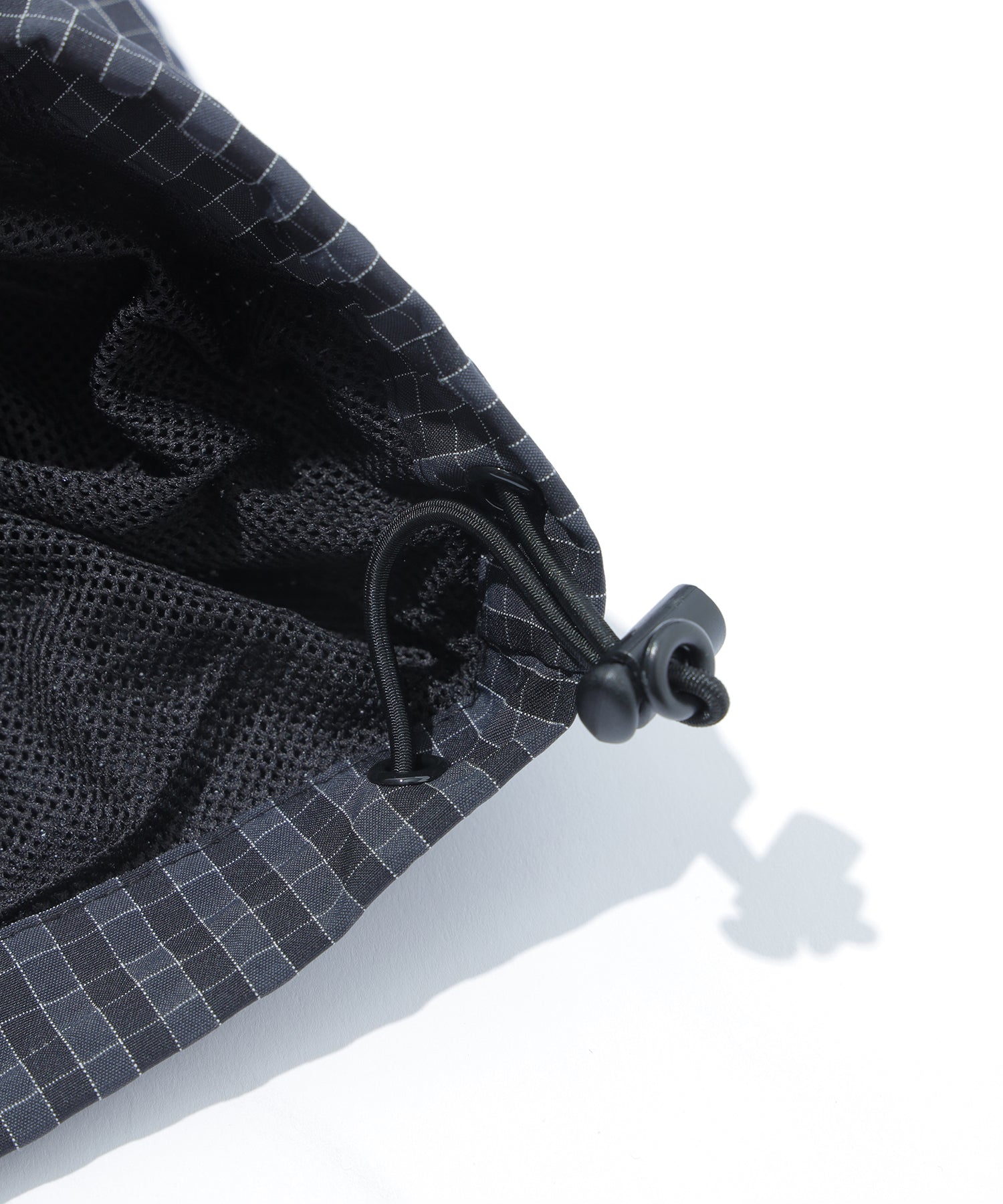 GRID CHECK HOODED JACKET