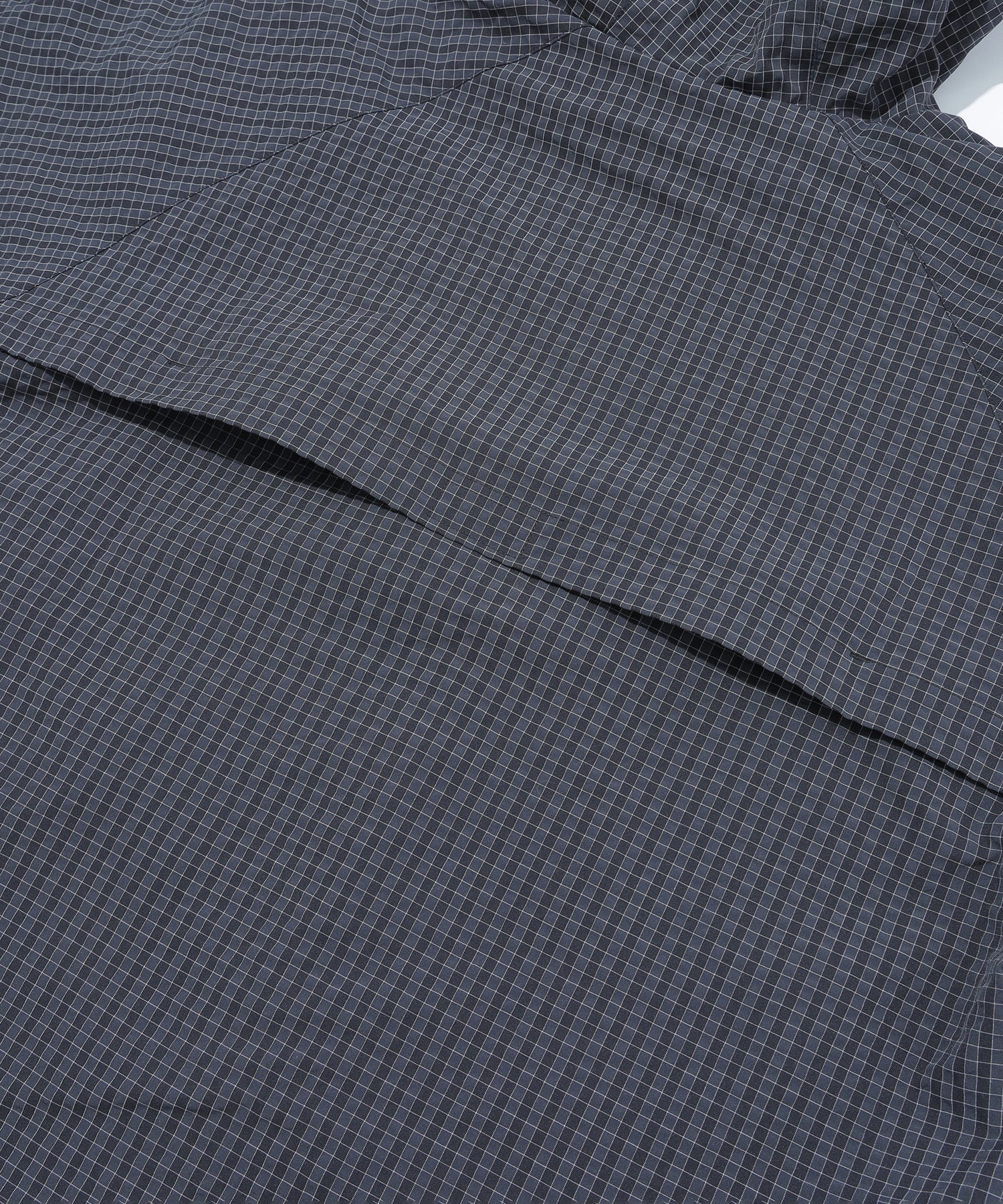 GRID CHECK HOODED JACKET