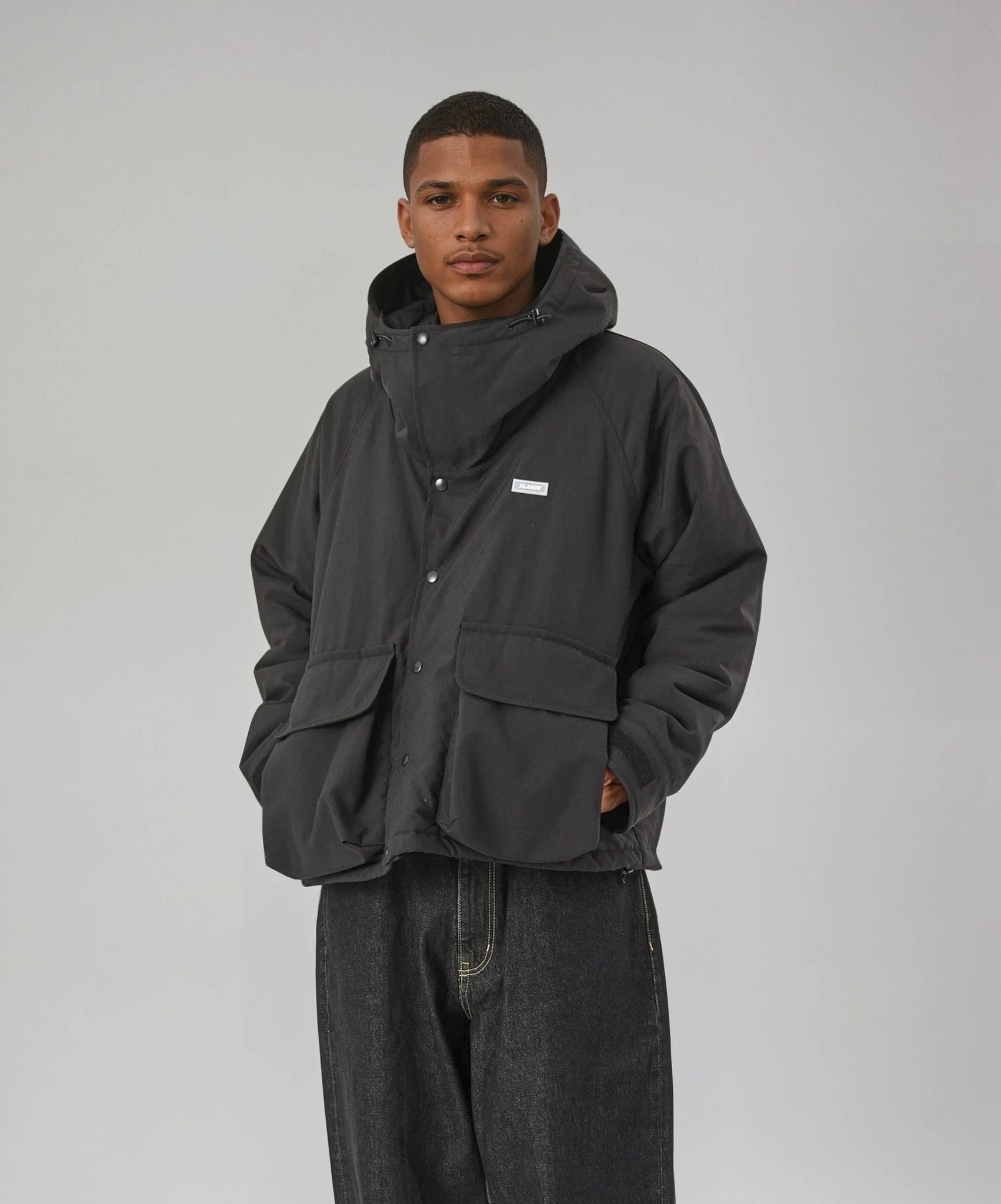 HOODED PUFFER JACKET