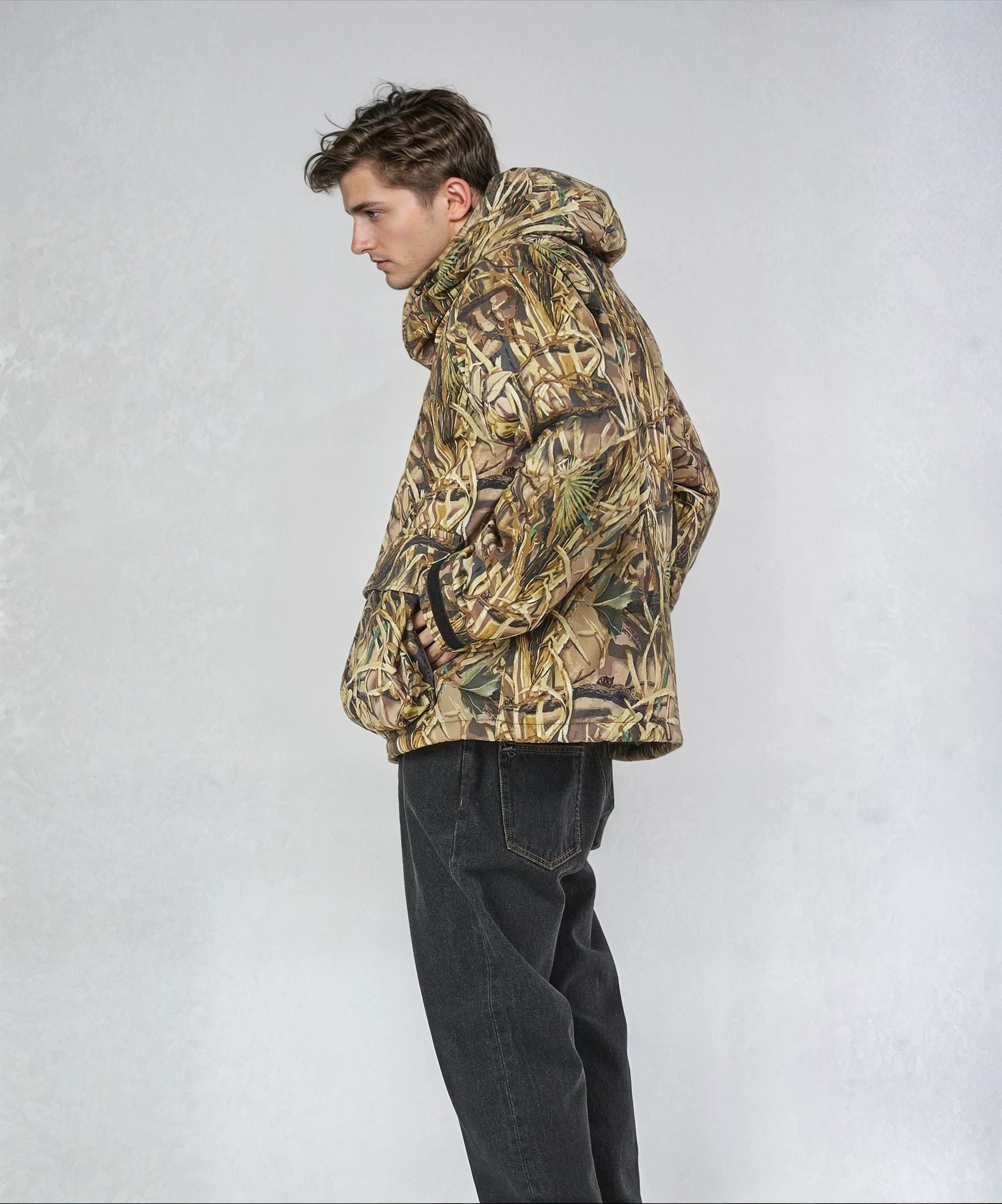 HOODED PUFFER JACKET