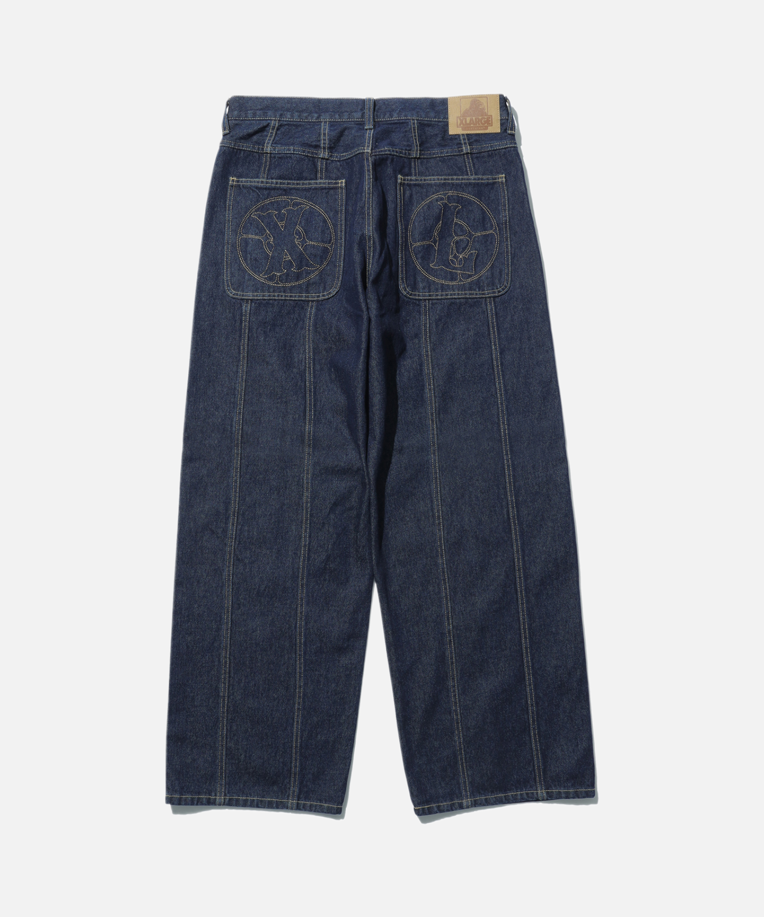 XL EMBROIDERY DENIM PANTS