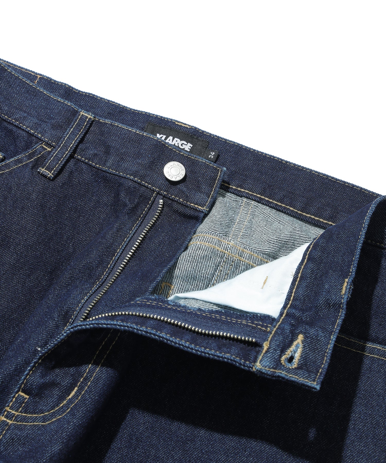 XL EMBROIDERY DENIM PANTS