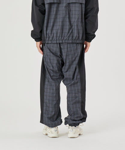 CHECK TRACK PANTS