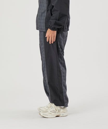 CHECK TRACK PANTS