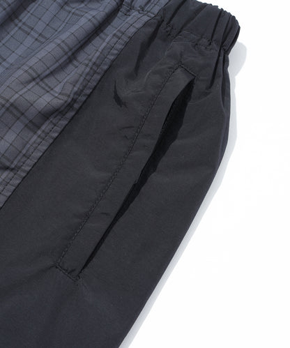 CHECK TRACK PANTS