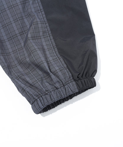 CHECK TRACK PANTS