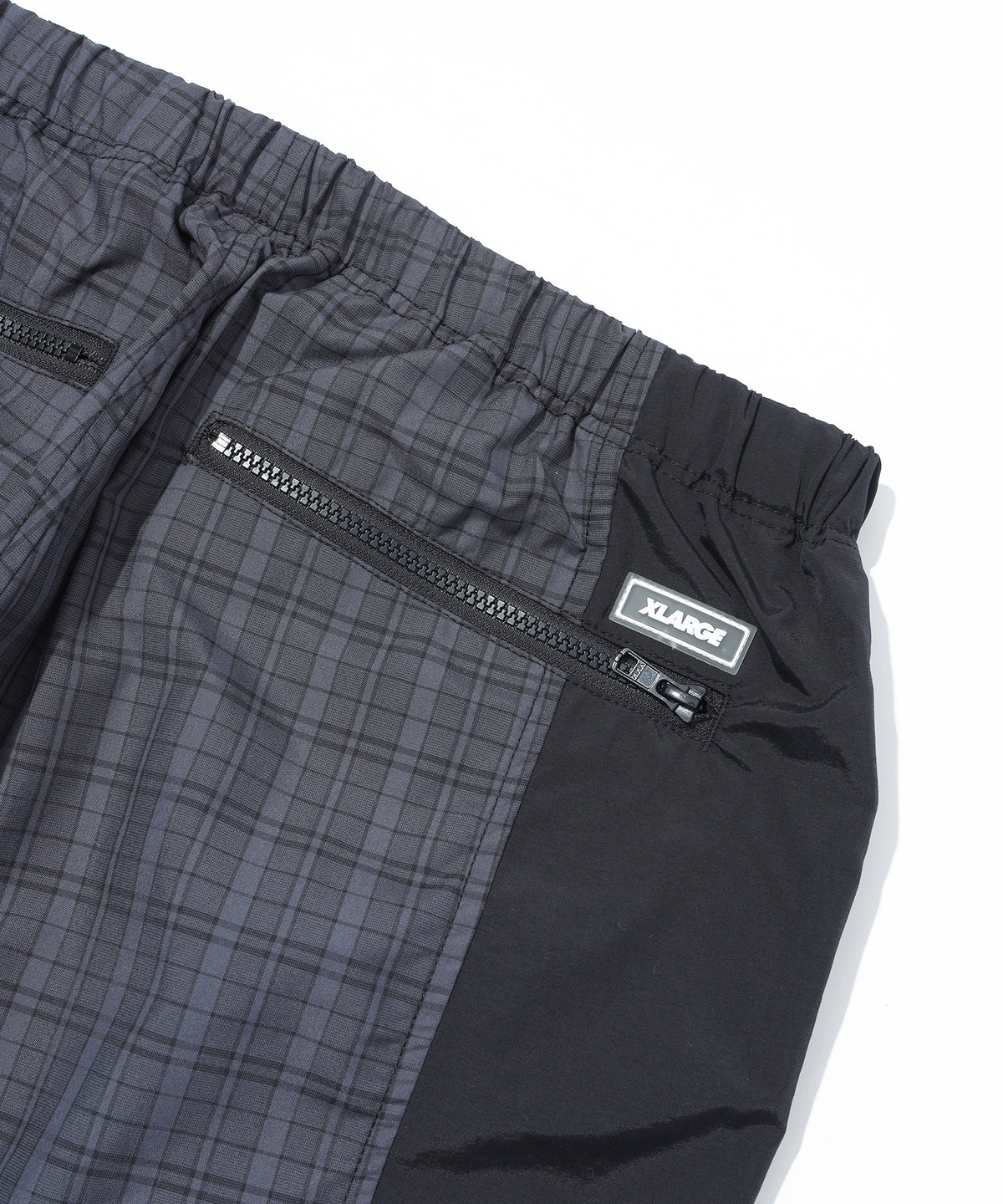 CHECK TRACK PANTS