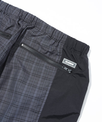 CHECK TRACK PANTS