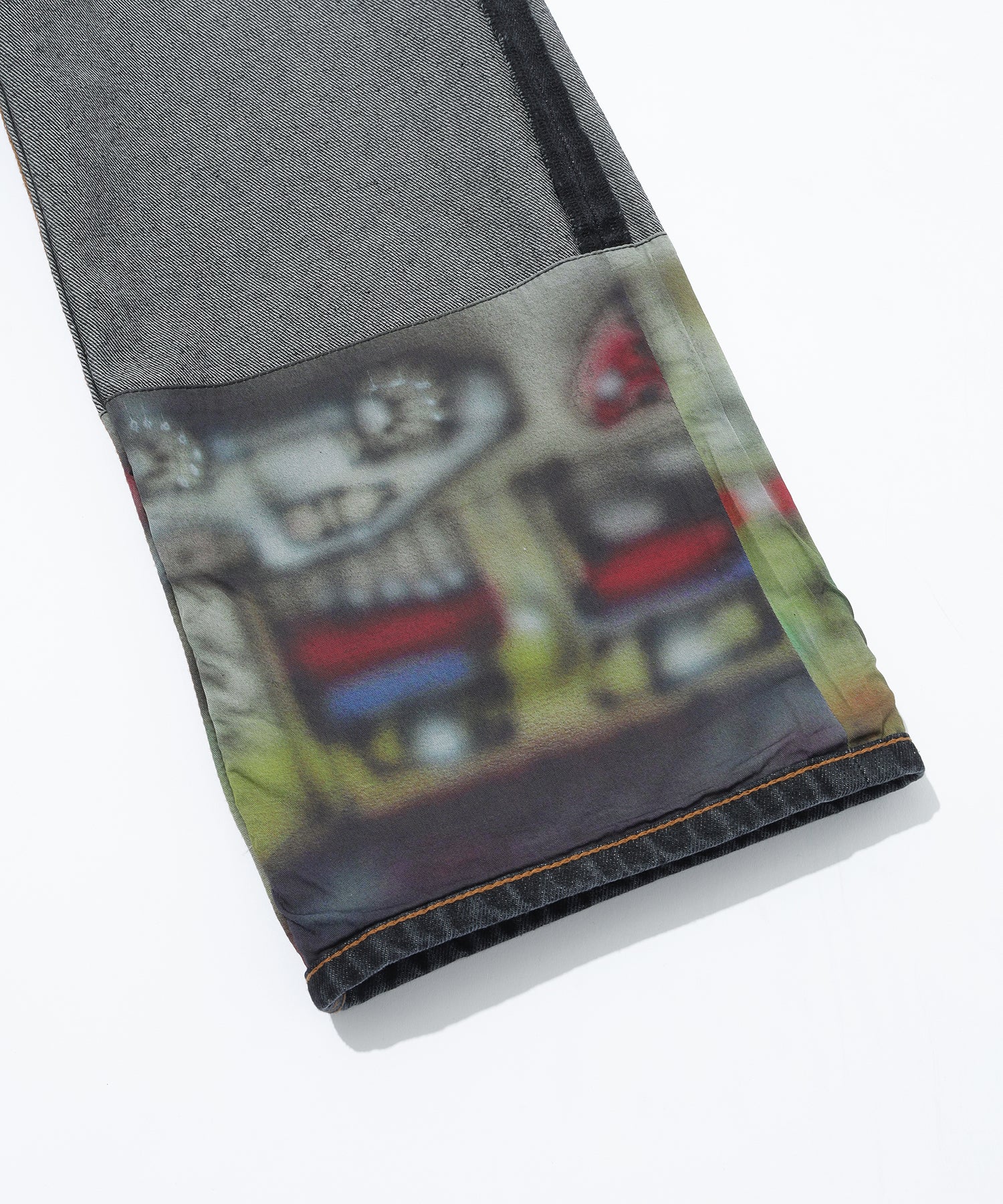 PRINTED CUSTOM DENIM PANTS