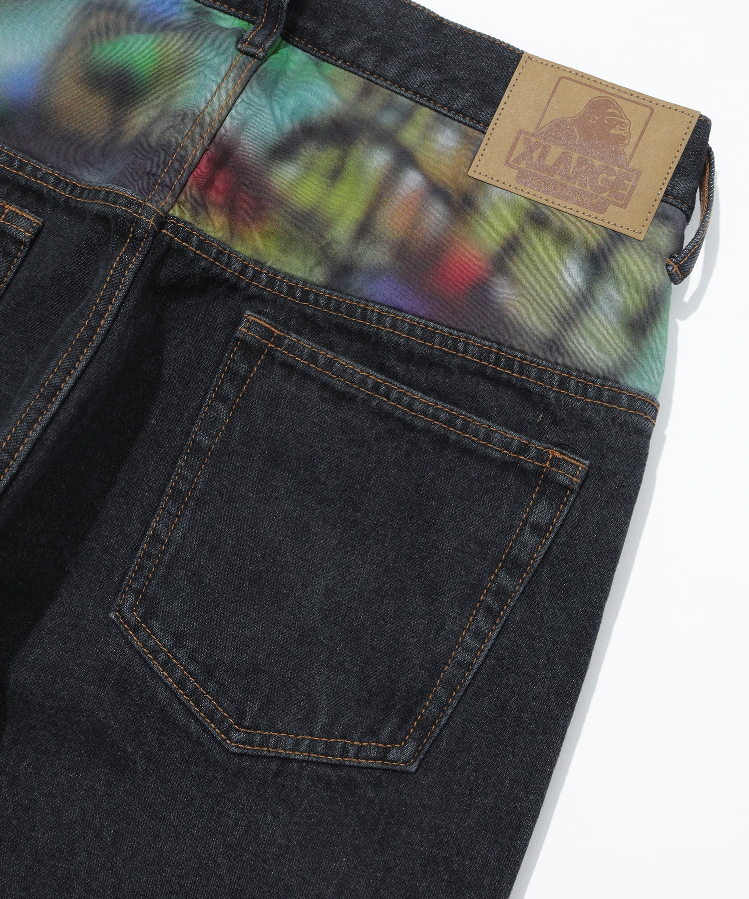 PRINTED CUSTOM DENIM PANTS – XLARGE