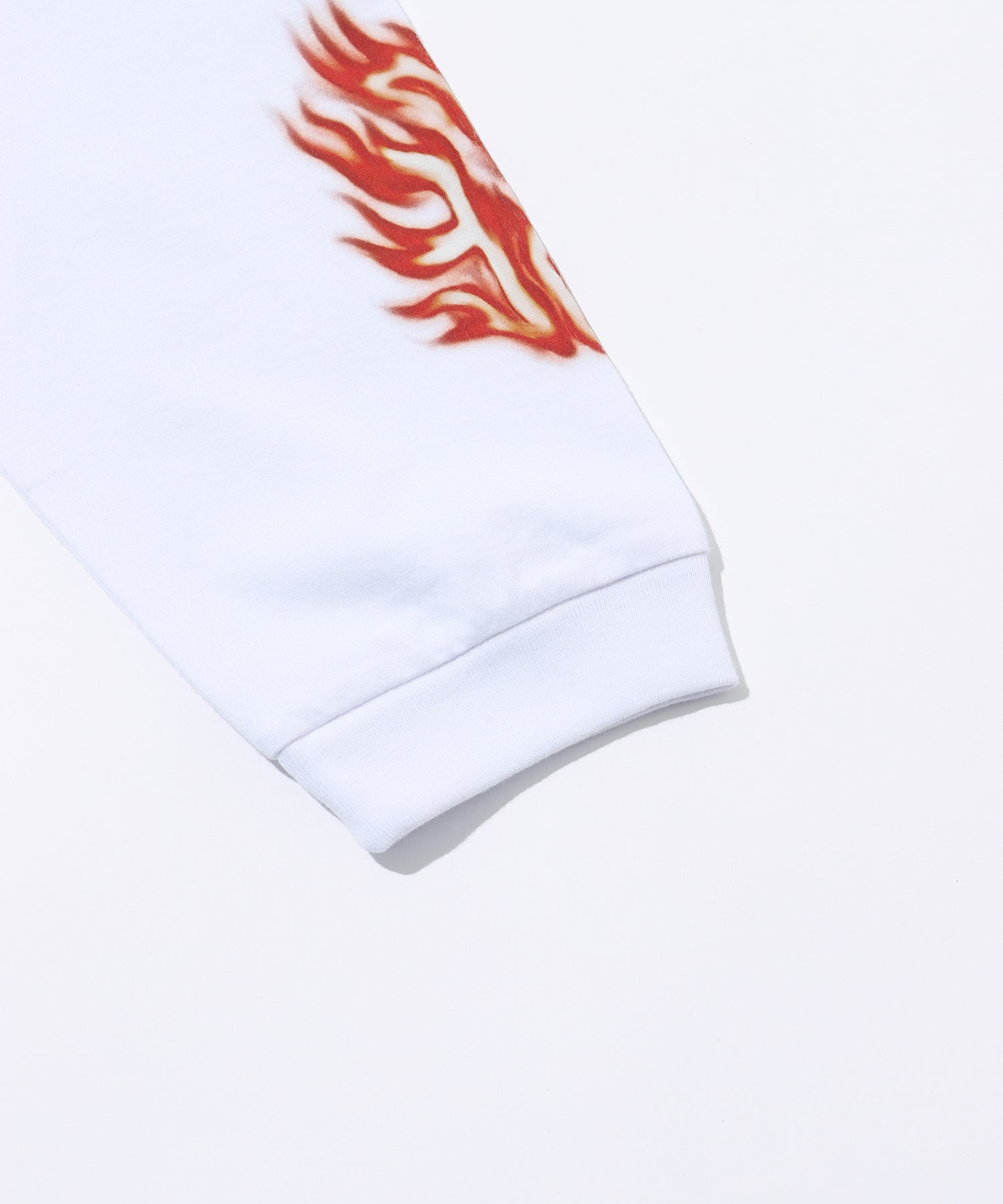 SKULL IN FLAMES L/S TEE