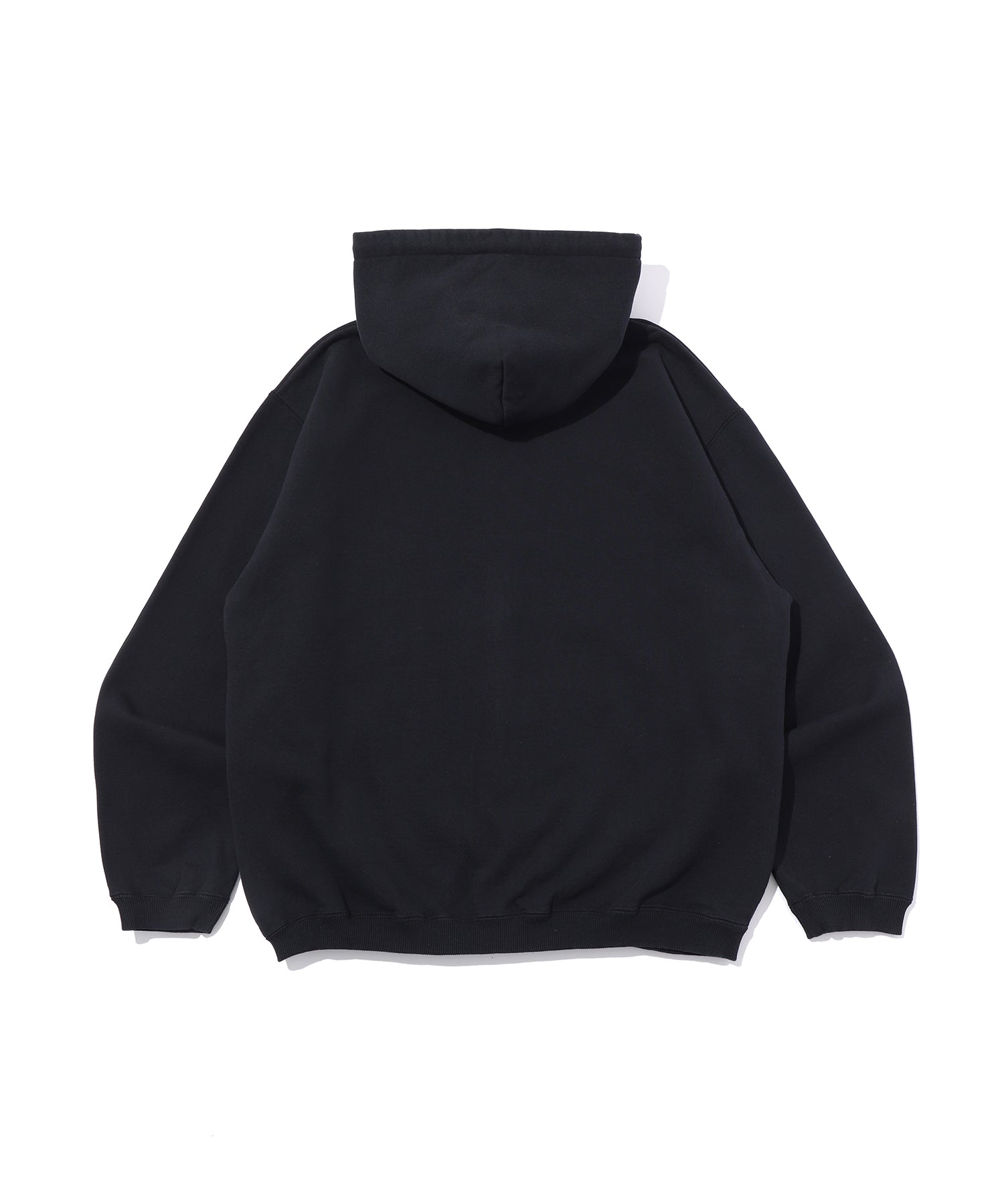 LABEL ZIP HOODED SWEATSHIRT