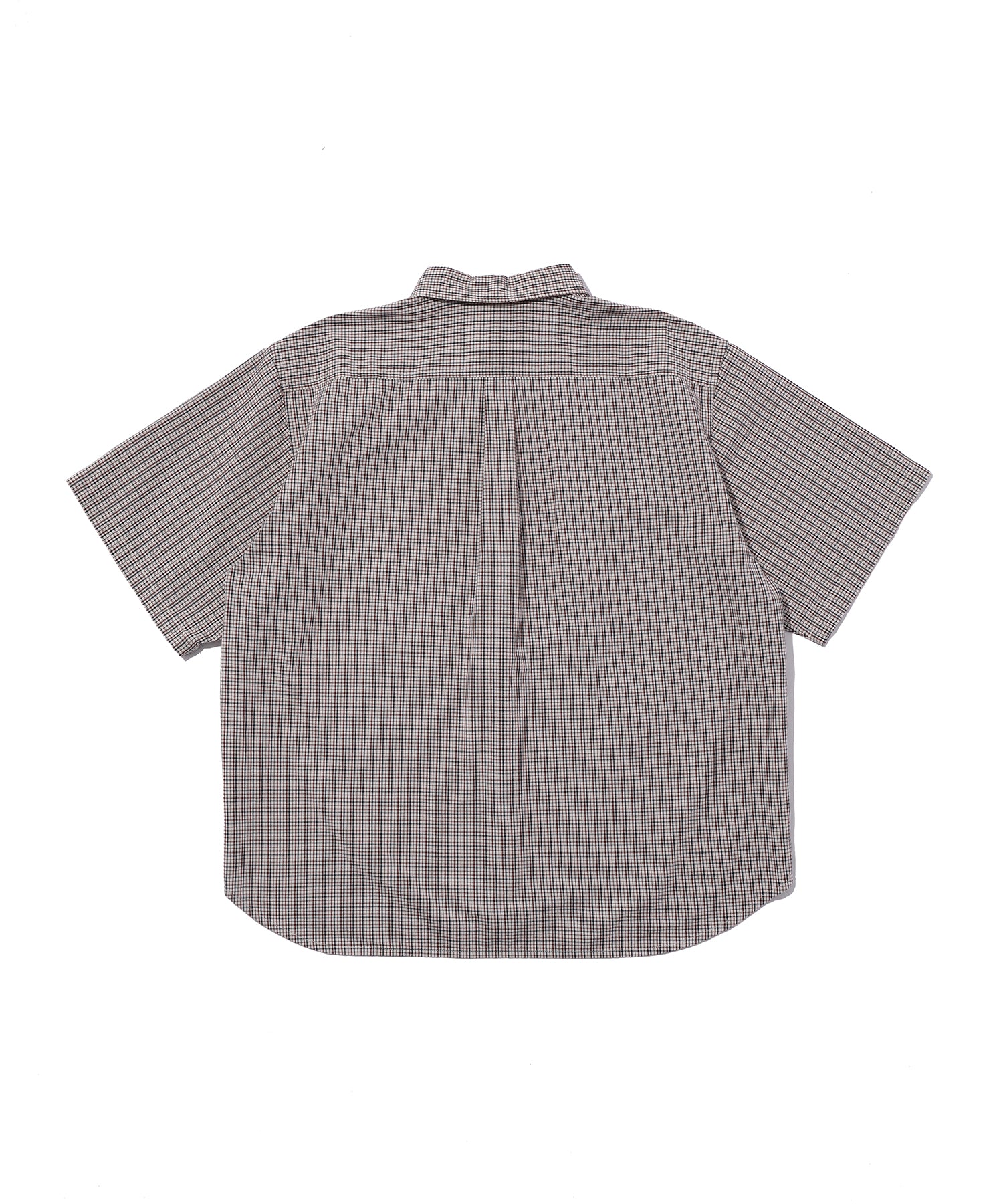 トップス everyone oversized B/D check shirt CHECK S/S SHIRT – XLARGE
