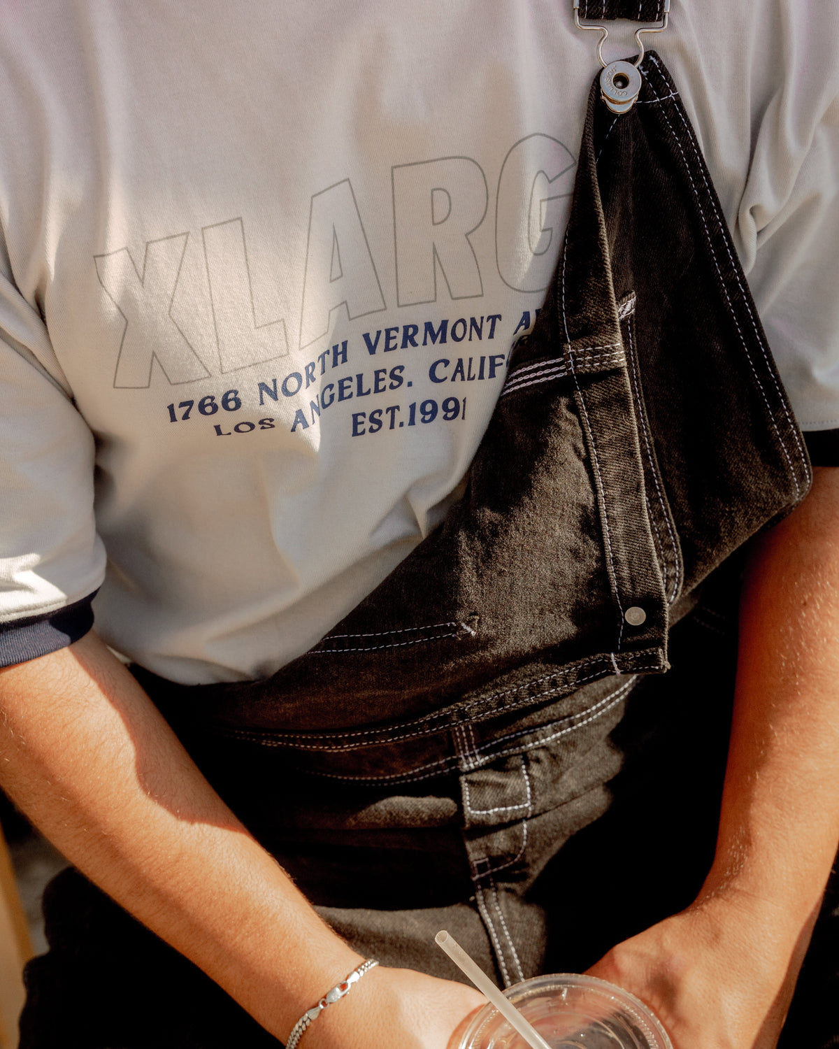 STORE ADDRESS RINGER S/S TEE