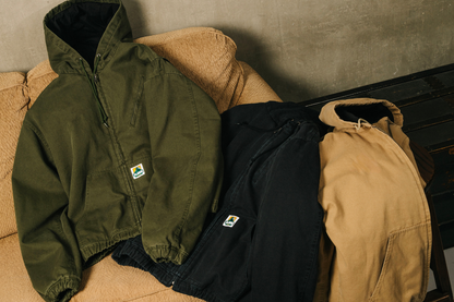 Original Recycled Canvas Hooded Jacket