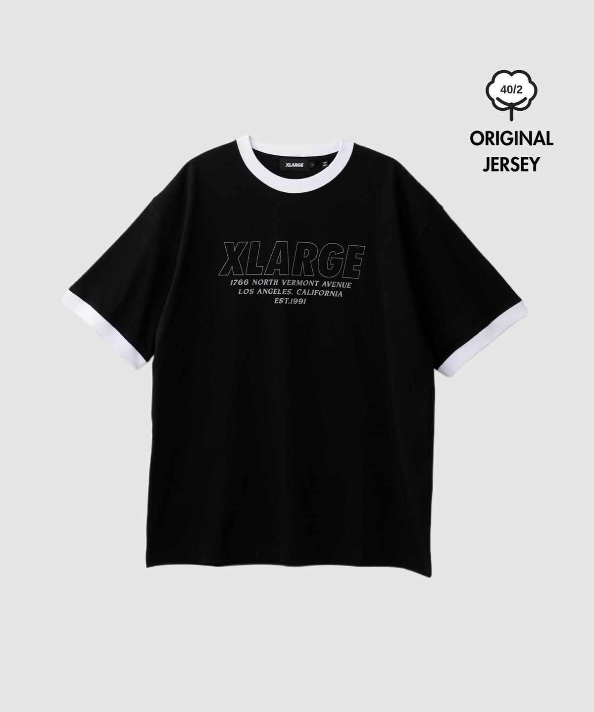 STORE ADDRESS RINGER S/S TEE