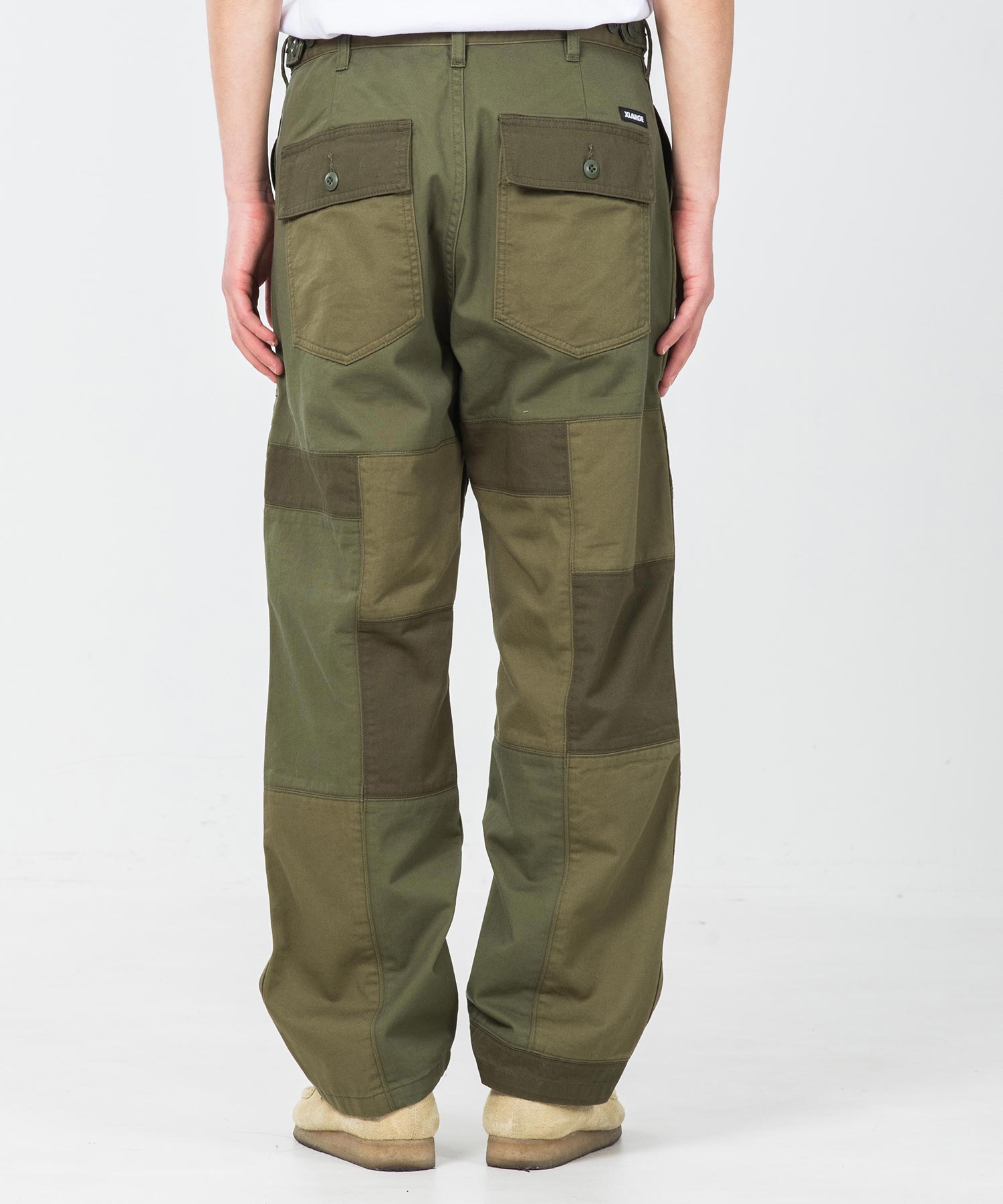 PATCH WORK BAIKER PANTS