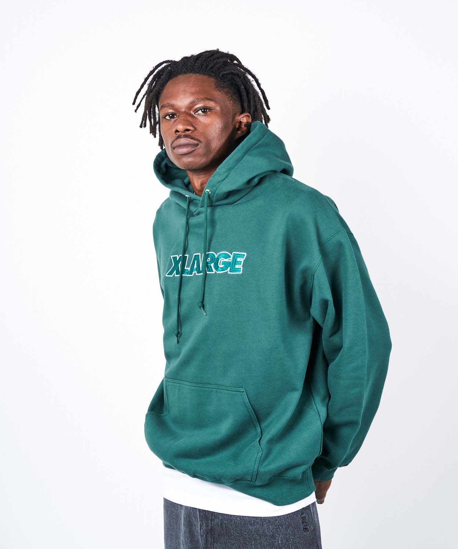 STANDARD LOGO PULLOVER HOODED SWEAT