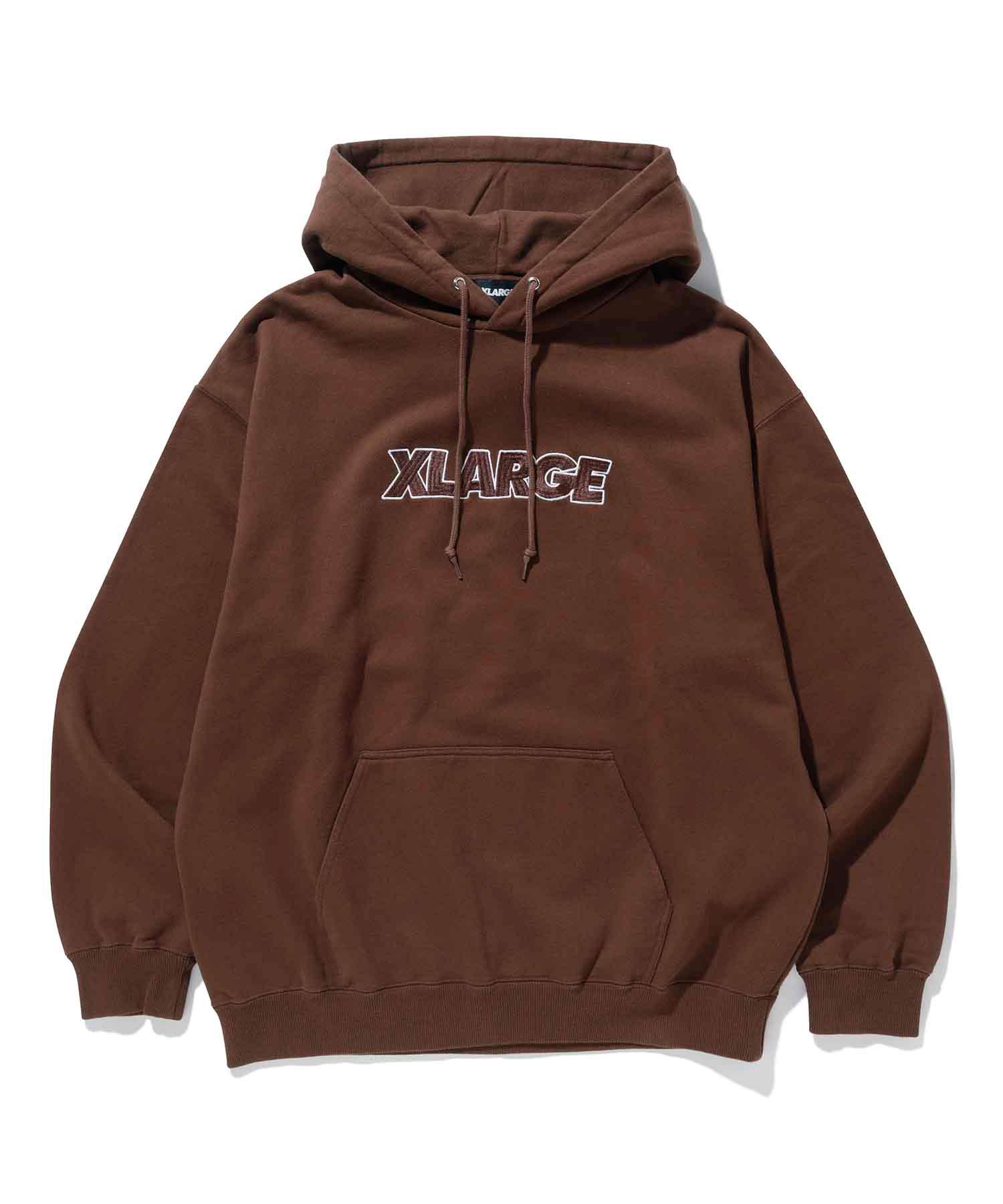 Logo pullover hoodie best sale