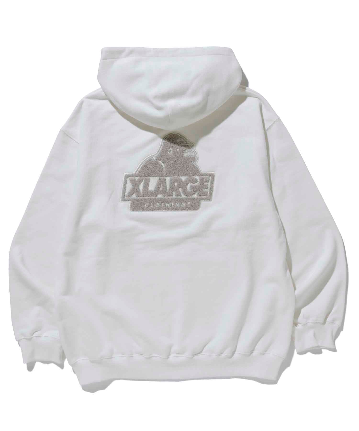 EMBROIDERY SLANTED OG PULLOVER HOODED SWEAT