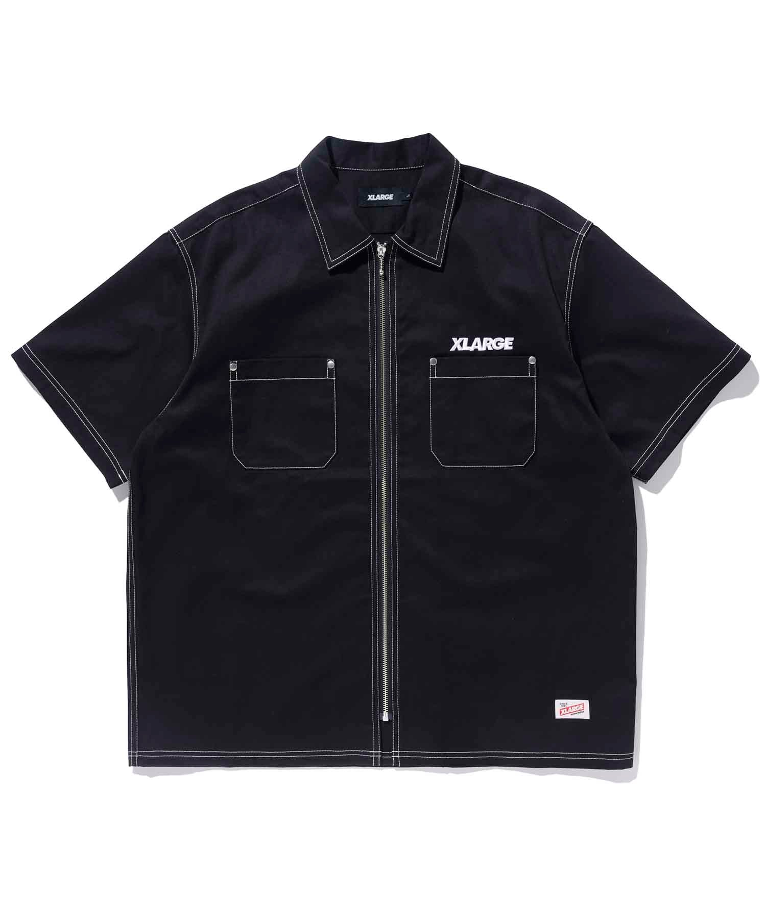 STANDARD LOGO ZIP WORK SHIRT