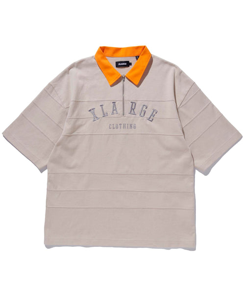 RUGBY ZIP S/S SHIRT