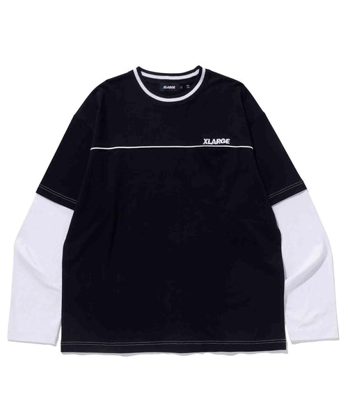 EMBROIDERY LAYERD L/S TEE | XLARGE