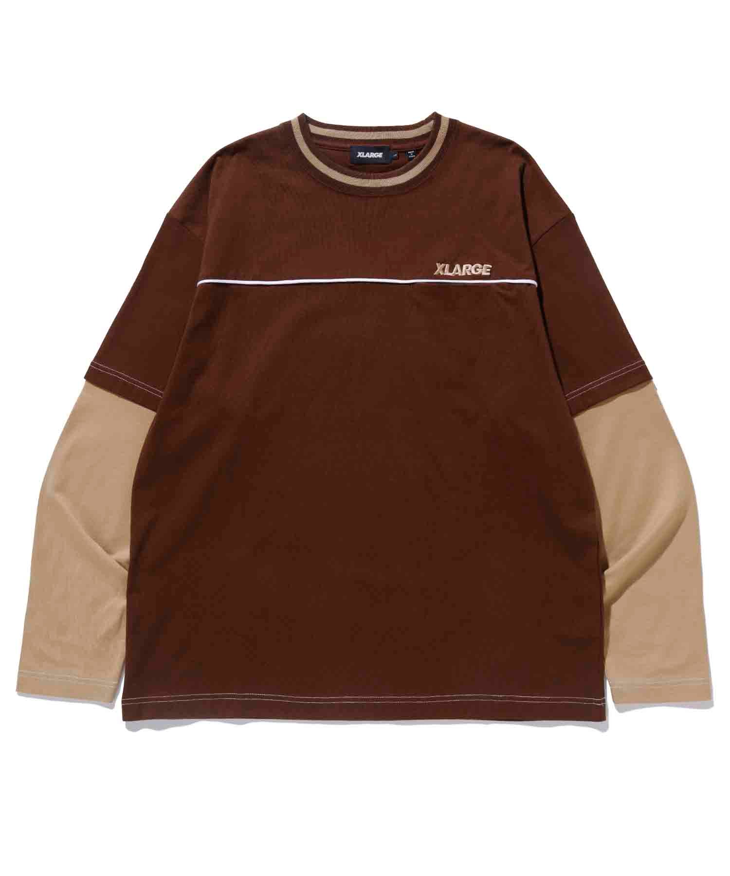 EMBROIDERY LAYERD L/S TEE | XLARGE