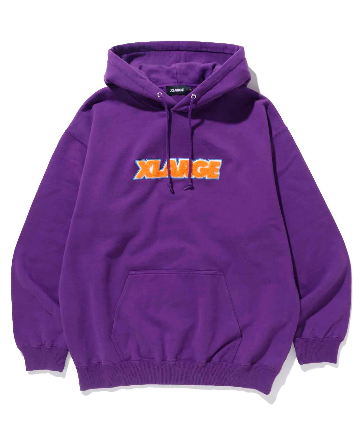 TWO TONE STANDARD LOGO PULLOVER HOODED SWEAT