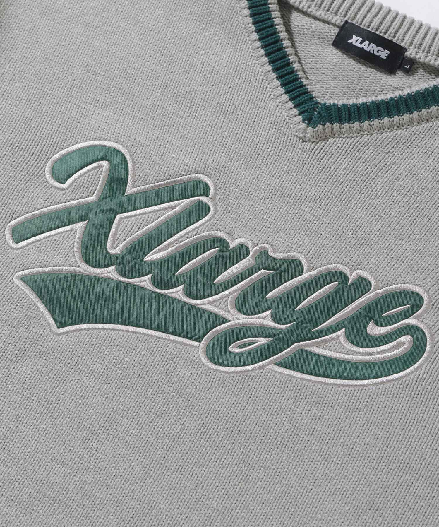 LINE V NECK KNIT | XLARGE