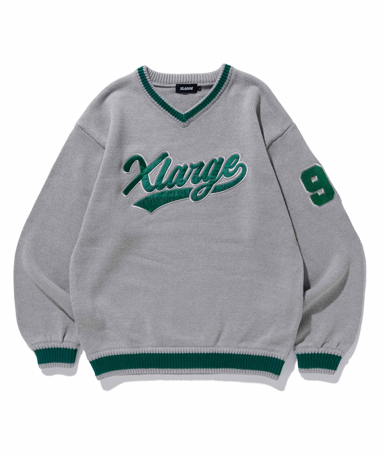 LINE V NECK KNIT | XLARGE