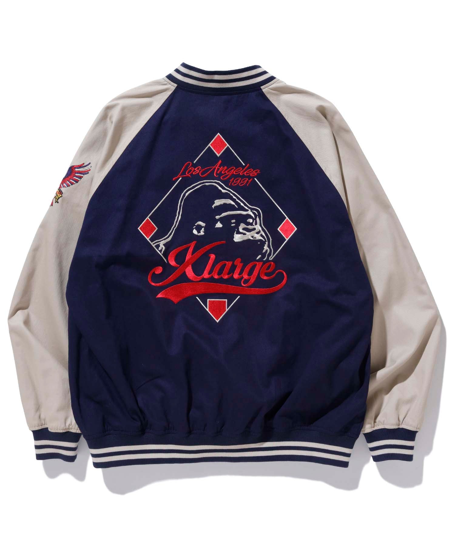 REVERSIBLE BASEBALL JACKET