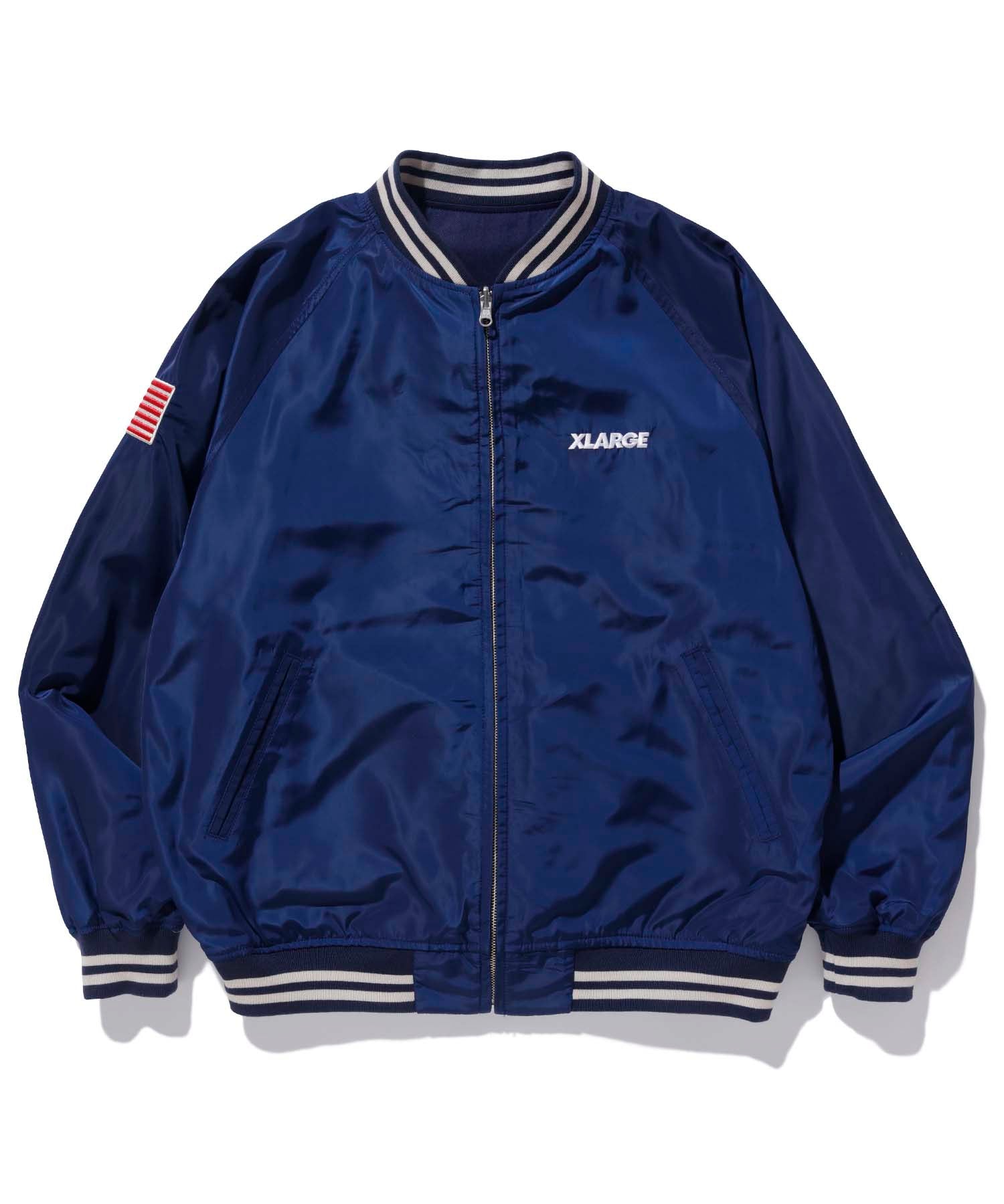 REVERSIBLE BASEBALL JACKET