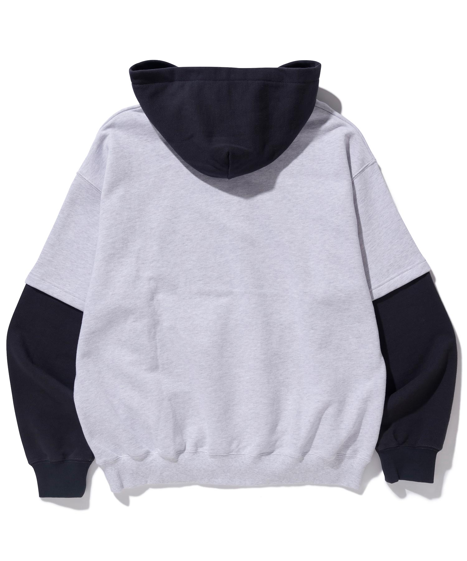 LAYERED HOODED SWEAT | XLARGE