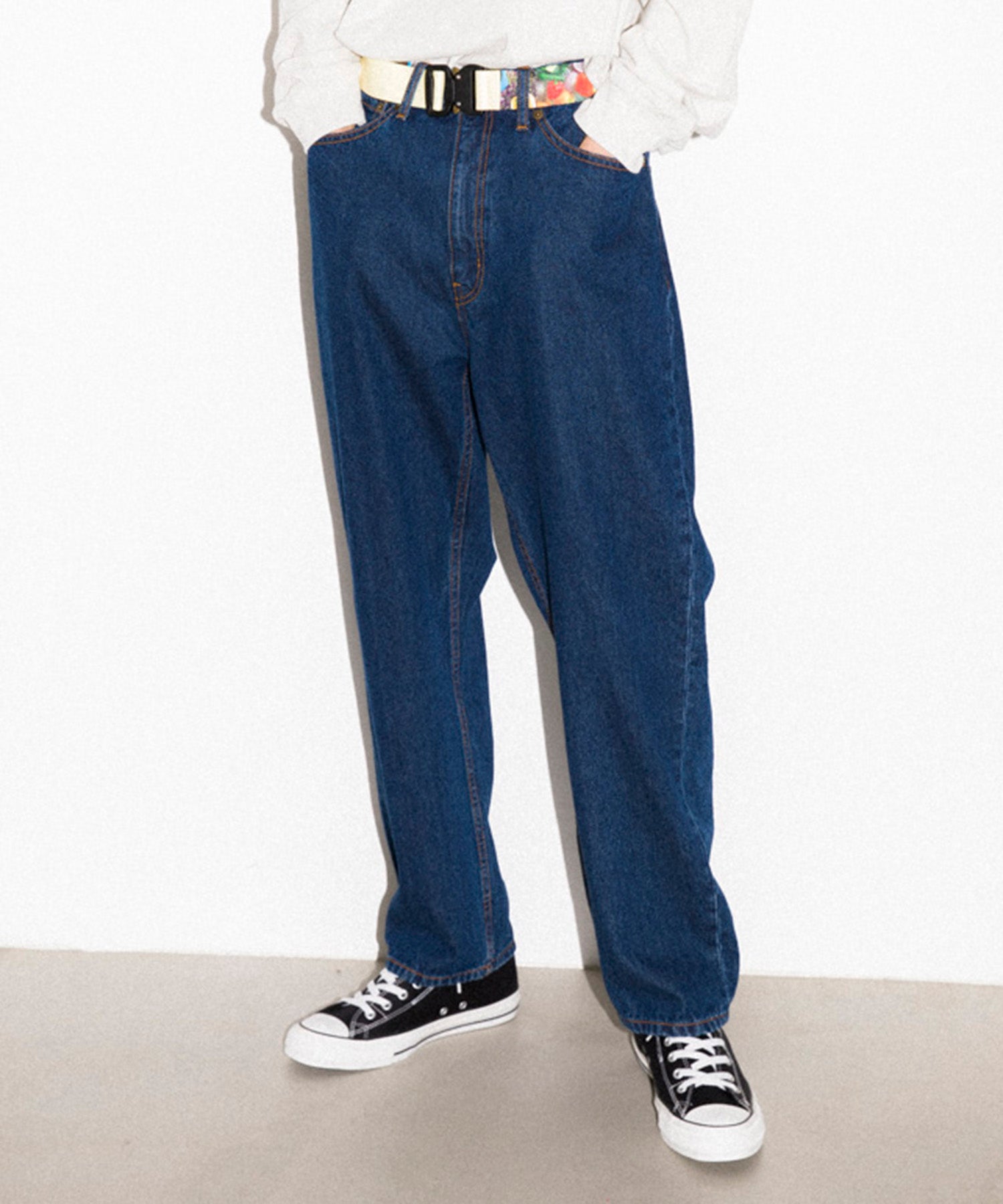 EMBROIDERY DENIM PANT