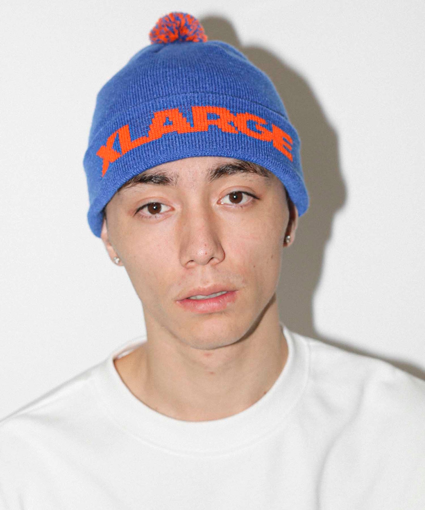 STANDARD LOGO POMPOM BEANIE HEADWEAR XLARGE  