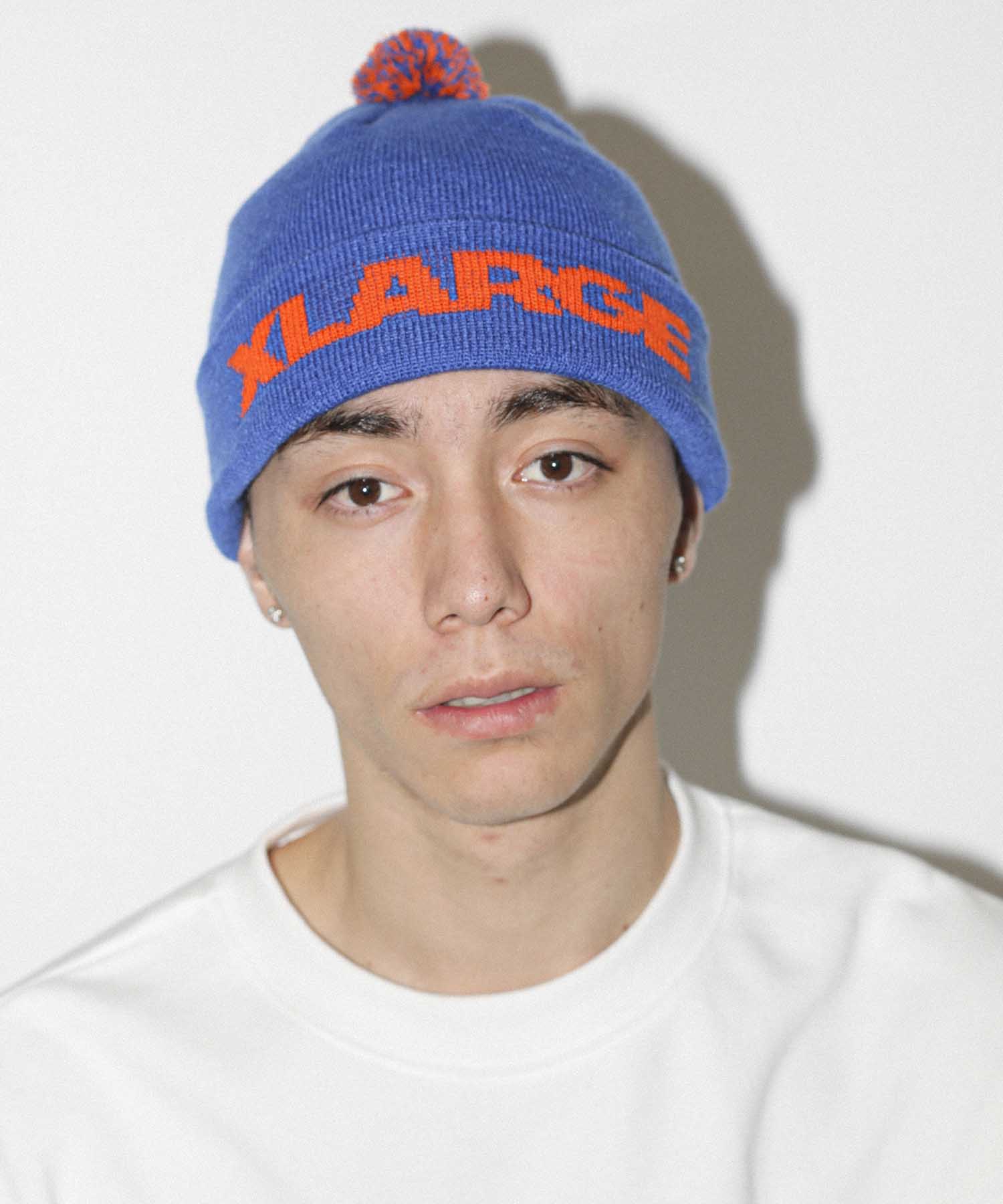 STANDARD LOGO POMPOM BEANIE HEADWEAR XLARGE  