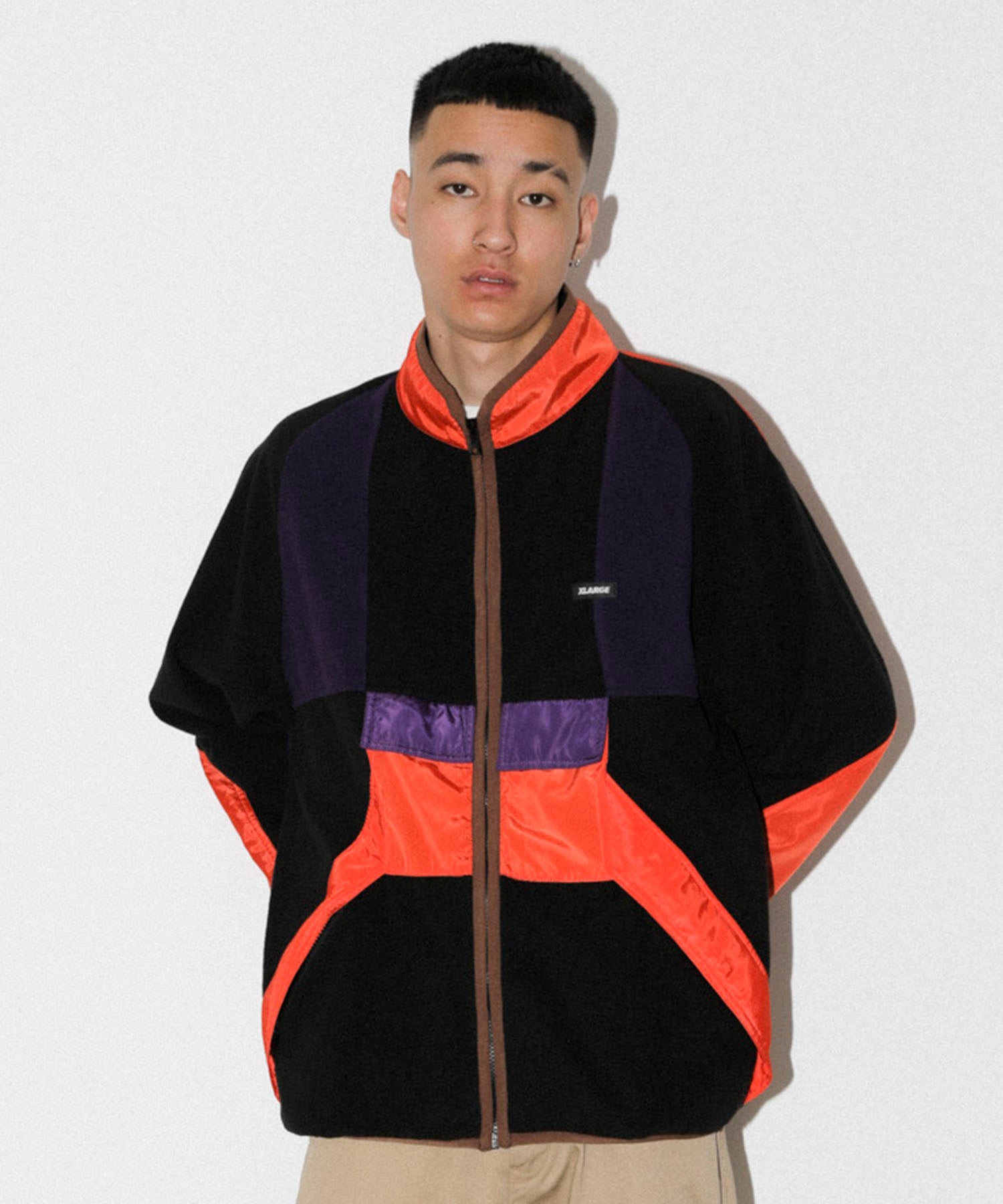 MULTI PANELED ZIP JACKET | XLARGE