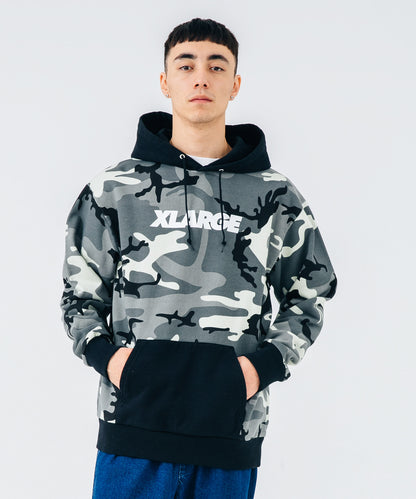 CAMO PULLOVER HOODED SWEAT FLEECE, CREWNECK, HOODIE XLARGE  