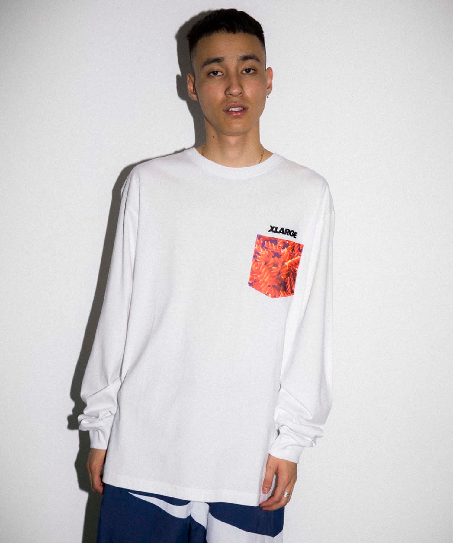 L/S INGREDIENTS SLANTED OG POCKET TEE T-SHIRT XLARGE  