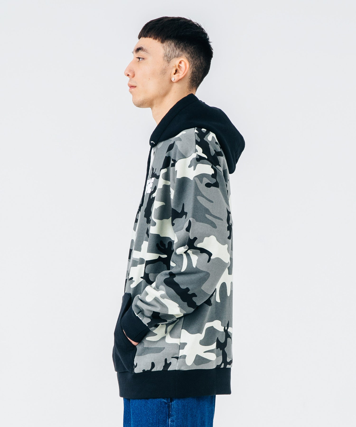 CAMO PULLOVER HOODED SWEAT FLEECE, CREWNECK, HOODIE XLARGE  