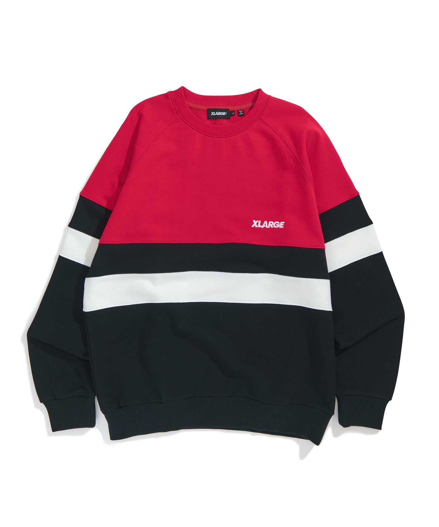 PANELED CREWNECK SWEAT