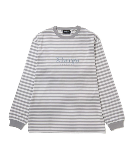 L/S EMBROIDERY BORDER TEE T-SHIRT XLARGE  