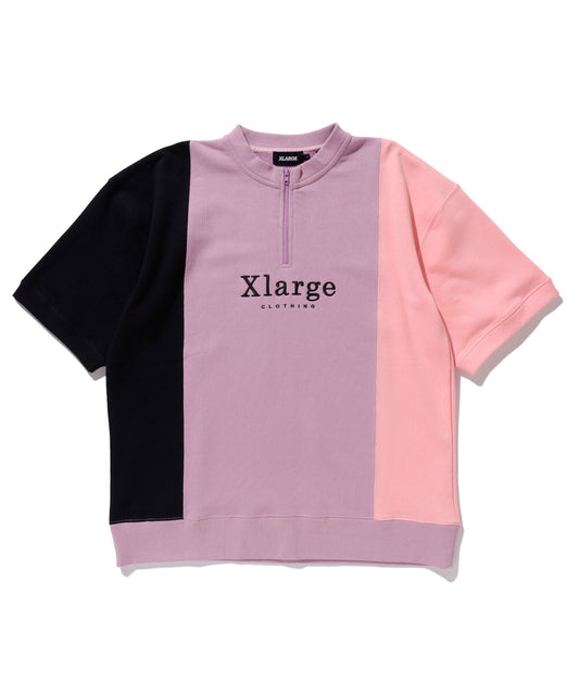 S/S COLORBLOCK HALF ZIP-UP SWEAT FLEECE, CREWNECK, HOODIE XLARGE  