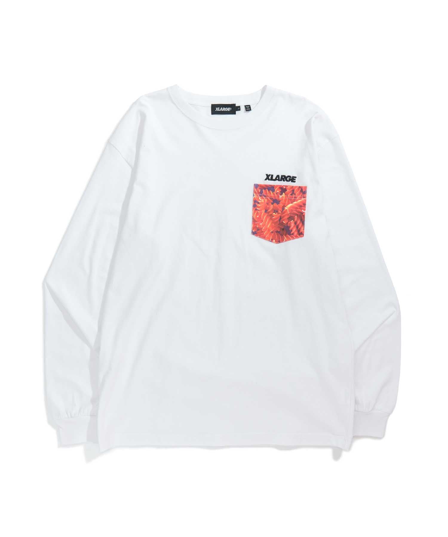 L/S INGREDIENTS SLANTED OG POCKET TEE T-SHIRT XLARGE  